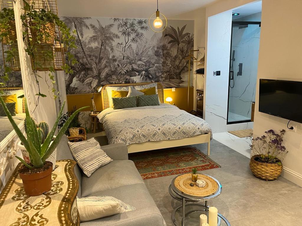 Superbe Appartement Avec Jacuzzi Avec Jardin Prive ليون المظهر الخارجي الصورة